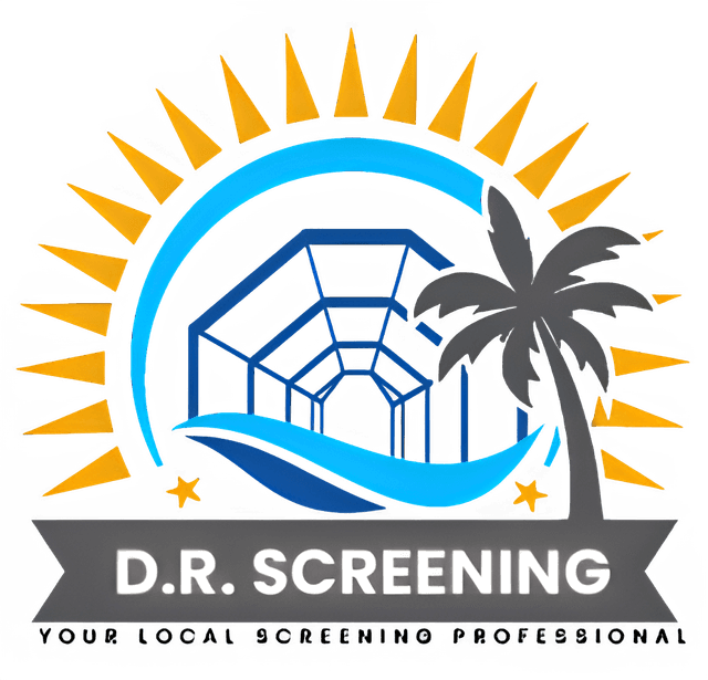 D.R. Screening logo