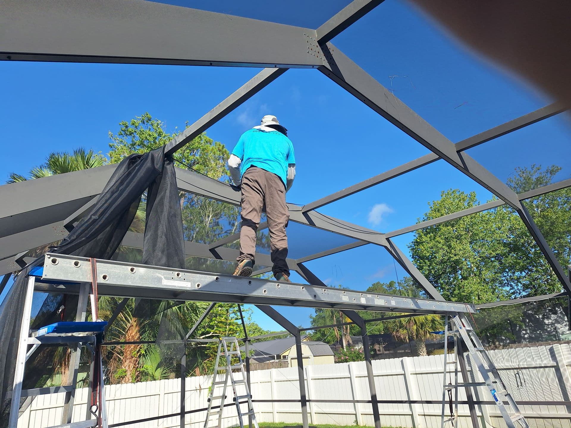 Screen frame repair and replacement in Palm Coast FL